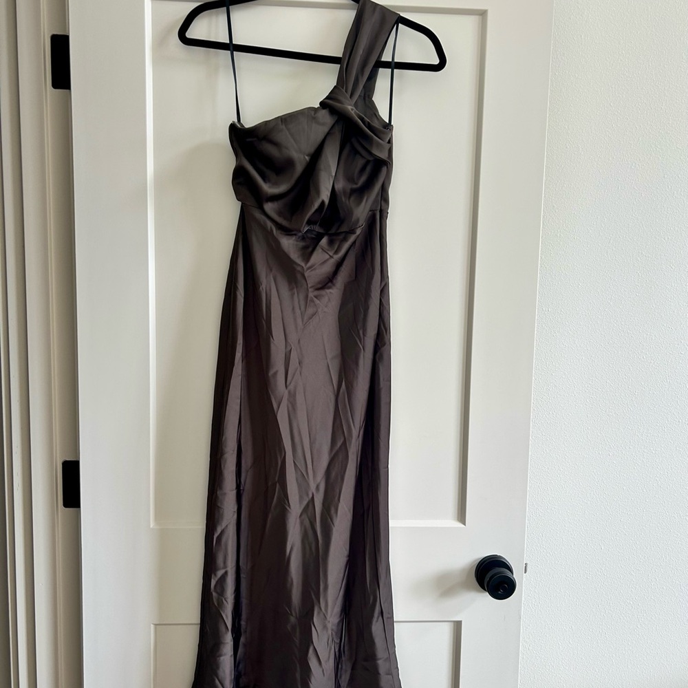 One-Shoulder Midi Dress